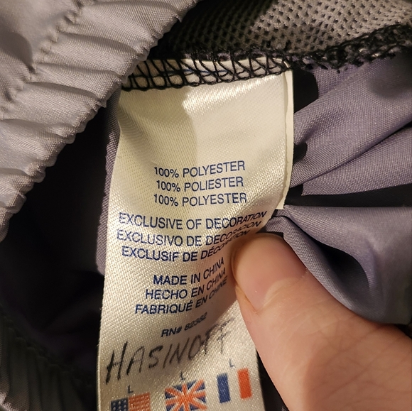 Champion Like New Unisex Windbreaker Running Rain Jacket - Large, Black & Gray - Picture 9 of 9